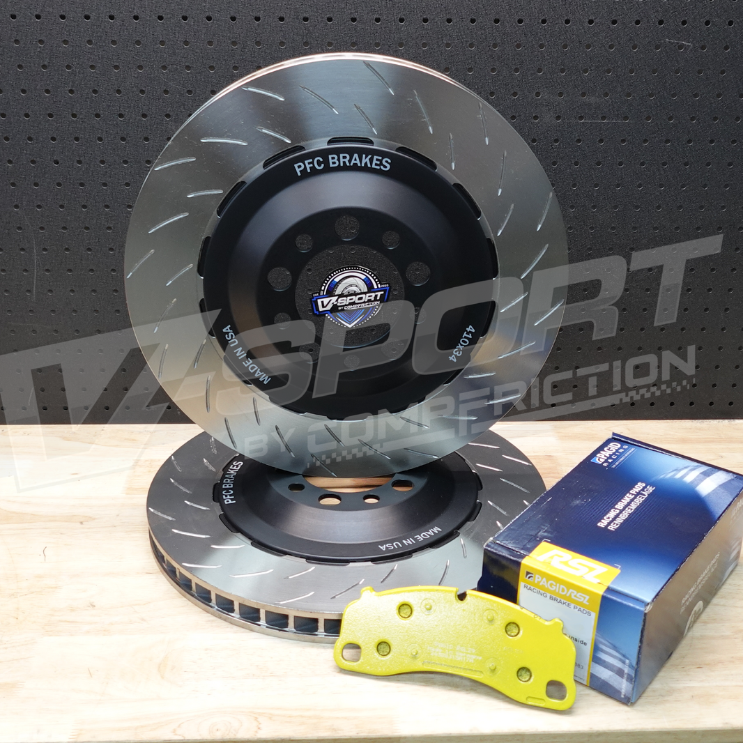 Porsche 992 GT3 PFC Front Discs and Pagid RSL1 Pad Combo