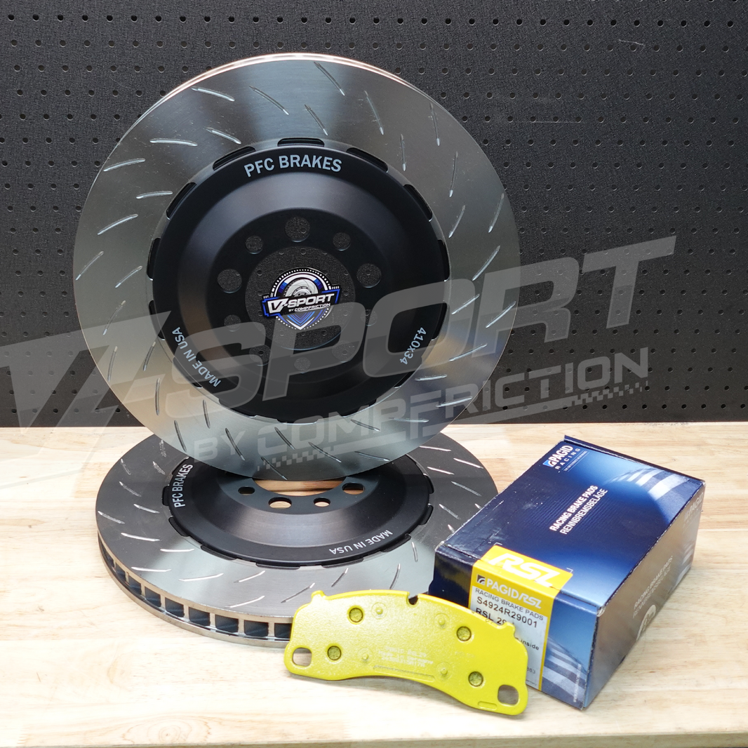 Porsche 992 GT3 PFC Front Discs and Pagid RSL29 Pad Combo