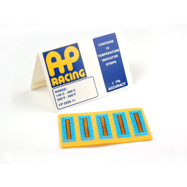 AP Racing Temp Strip Stickers