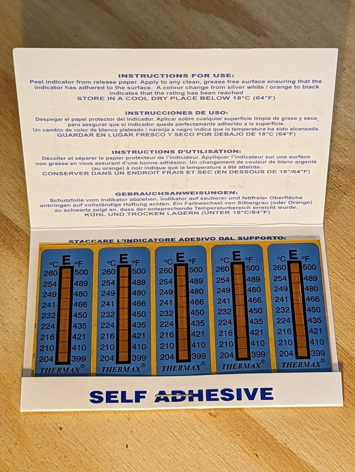 AP Racing Temp Strip Stickers