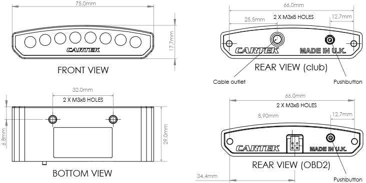 Cartek Multi-function Shift Light