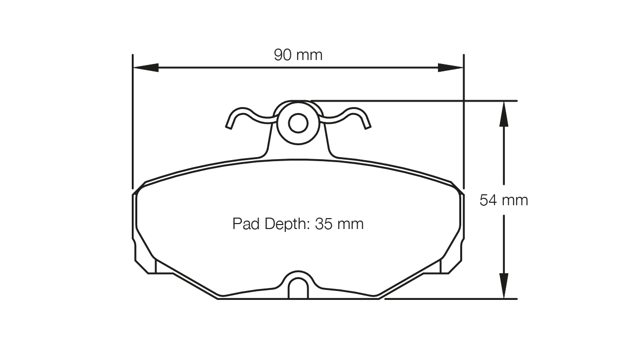 Pagid Brake Pad Set E1163 RS42