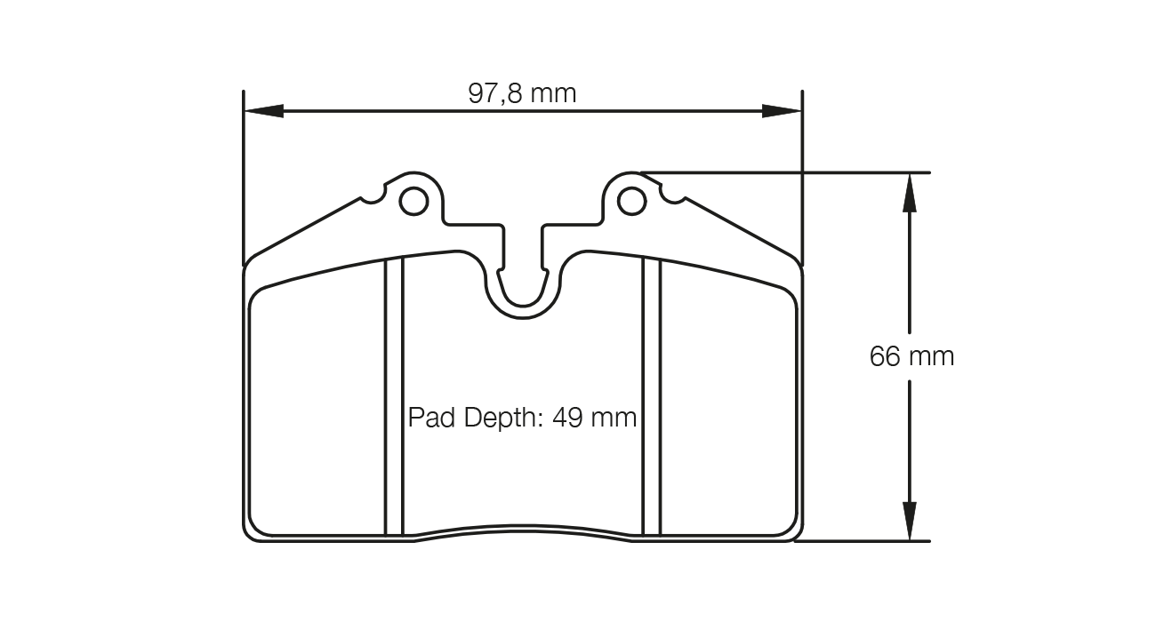 Pagid Brake Pad Set E1203 RSL29