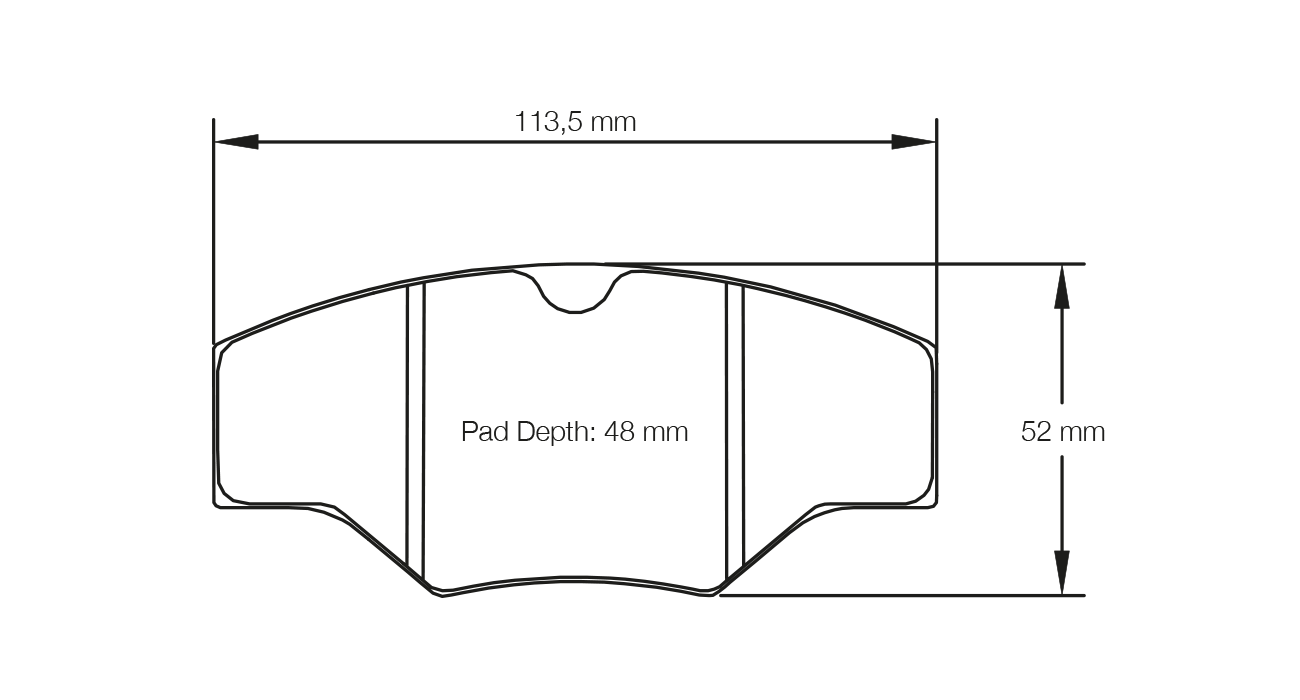 Pagid Brake Pad Set E1265 RSL29