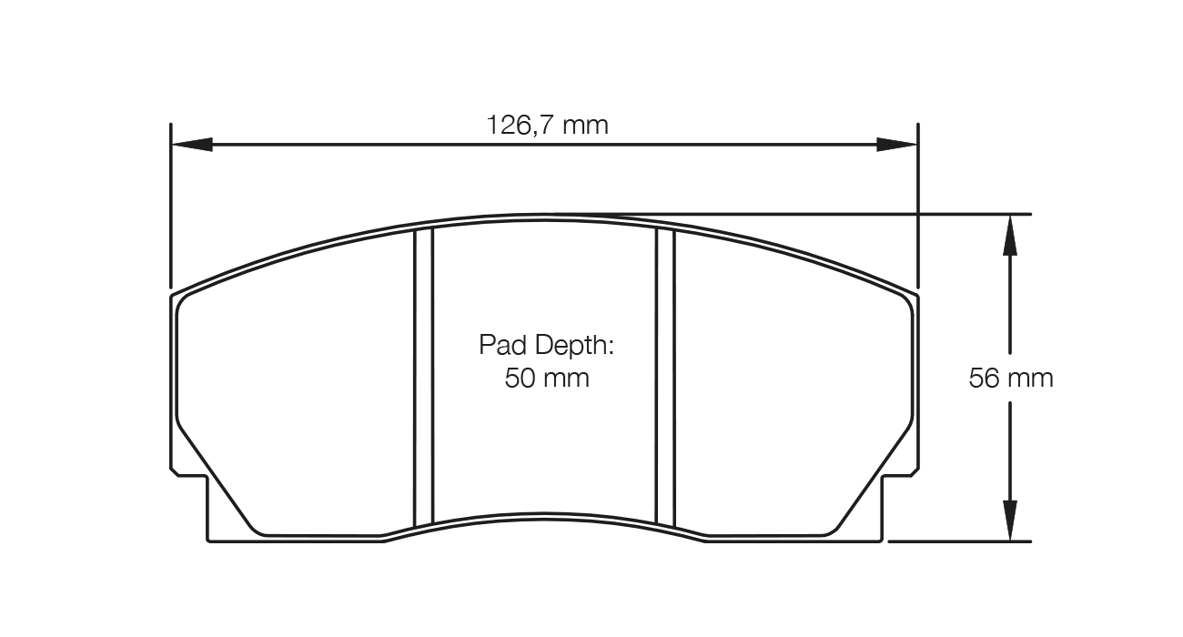 Pagid Brake Pad Set E1269 RSH42