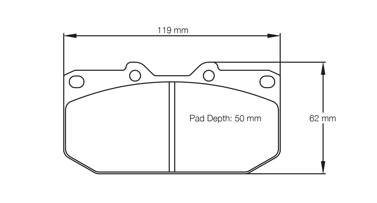Pagid Brake Pad Set E1406 RSL29