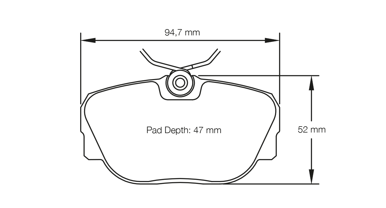 Pagid Brake Pad Set E1544 RSL29