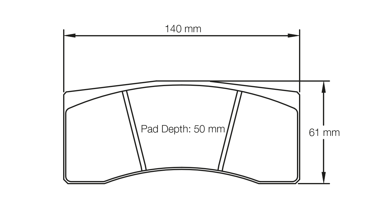 Pagid Brake Pad Set E1896 RSL29