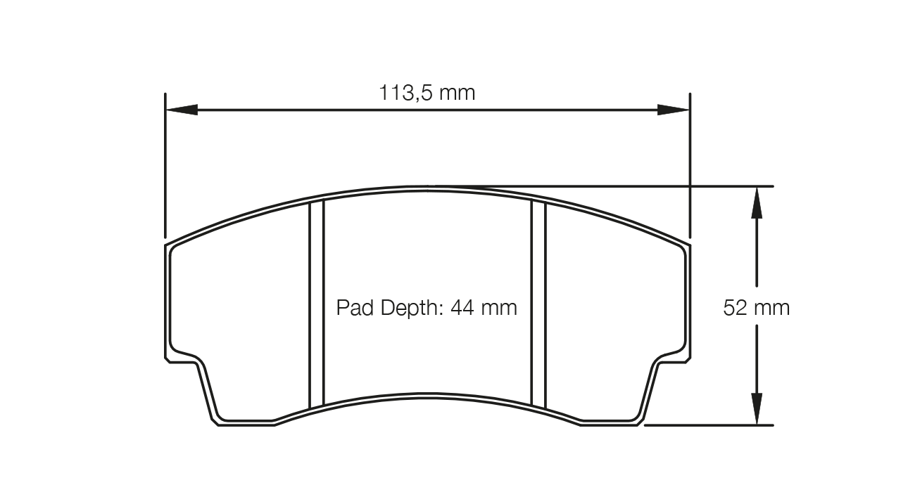 Pagid Brake Pad Set E2127 RSL29