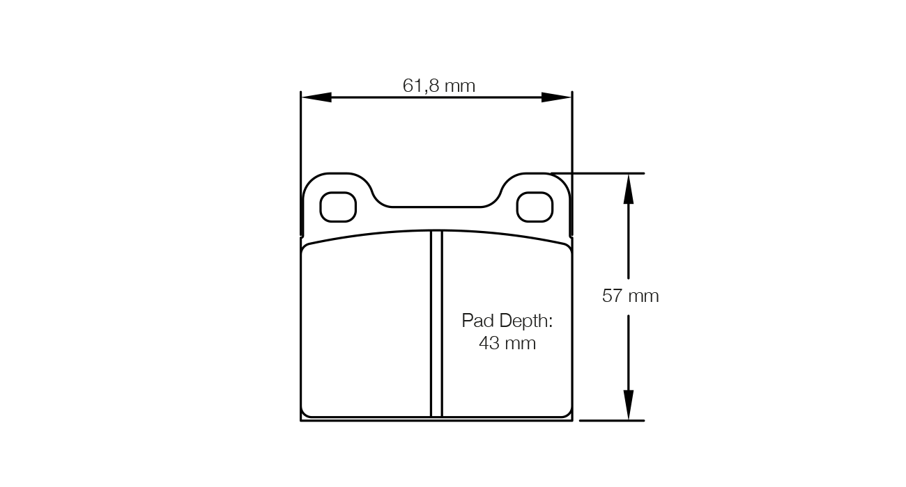 Pagid Brake Pad Set E4304 RSH42