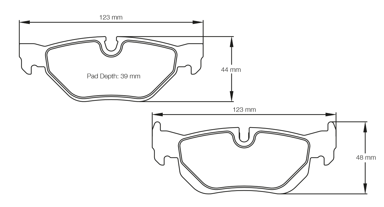 Pagid Brake Pad Set E8035 RSL29