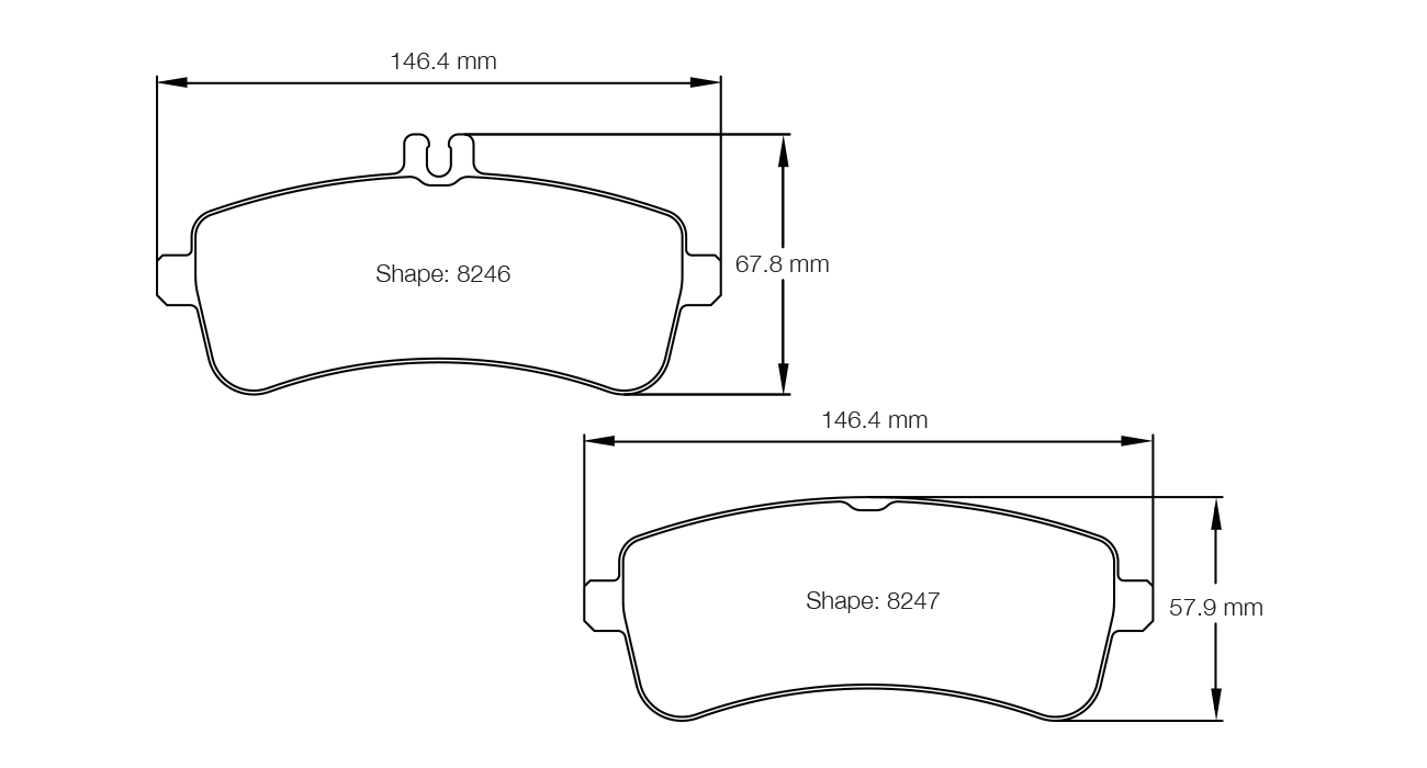 Pagid Brake Pad Set E8246 RSC1