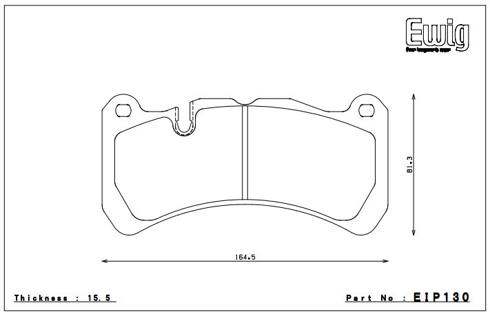 Endless Brake Pad Set EIP130 MP