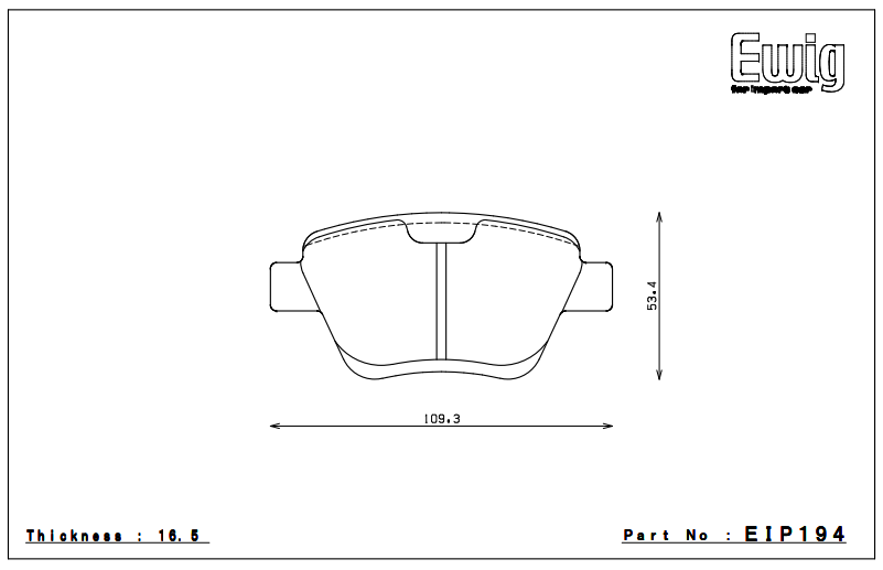 Endless Brake Pad Set EIP194 MP