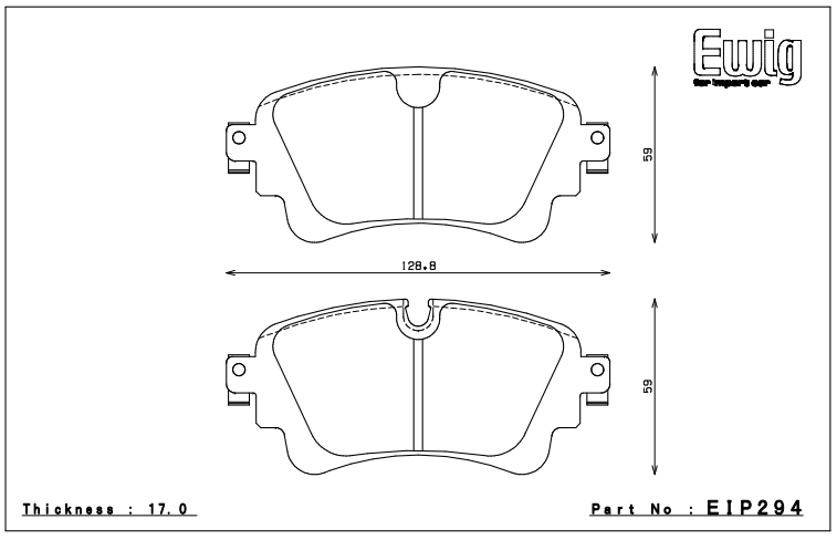 Endless Brake Pad Set EIP294 MP