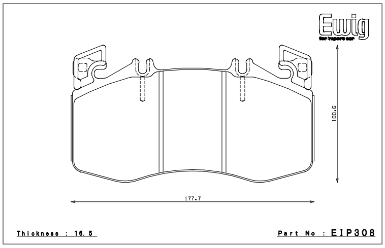 Endless Brake Pad Set EIP308 MP