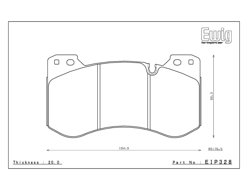 Endless Brake Pad Set EIP328 MXPL