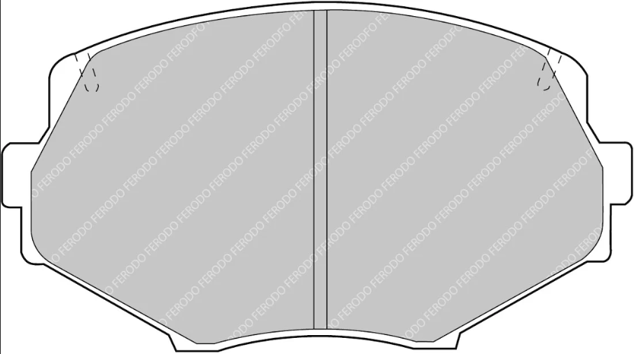 Ferodo Brake Pad Set FCP1011H DS2500