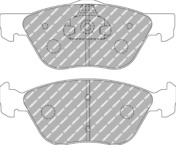 Ferodo Brake Pad Set FCP1052H DS2500