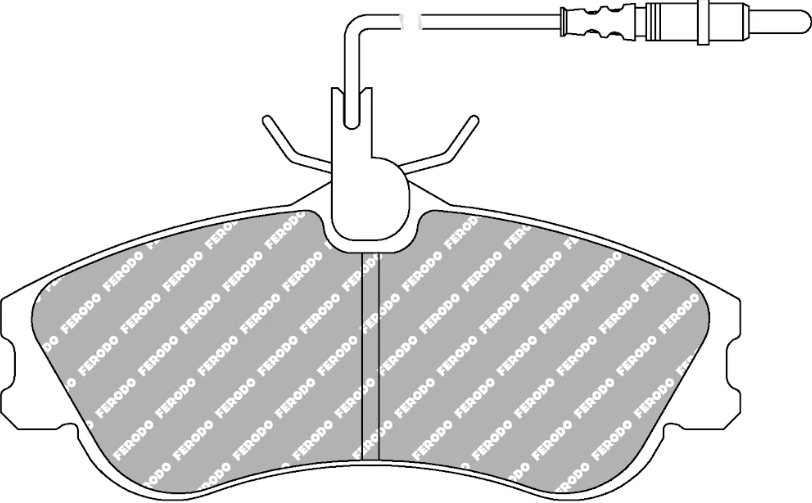Ferodo Brake Pad Set FCP1112H DS2500