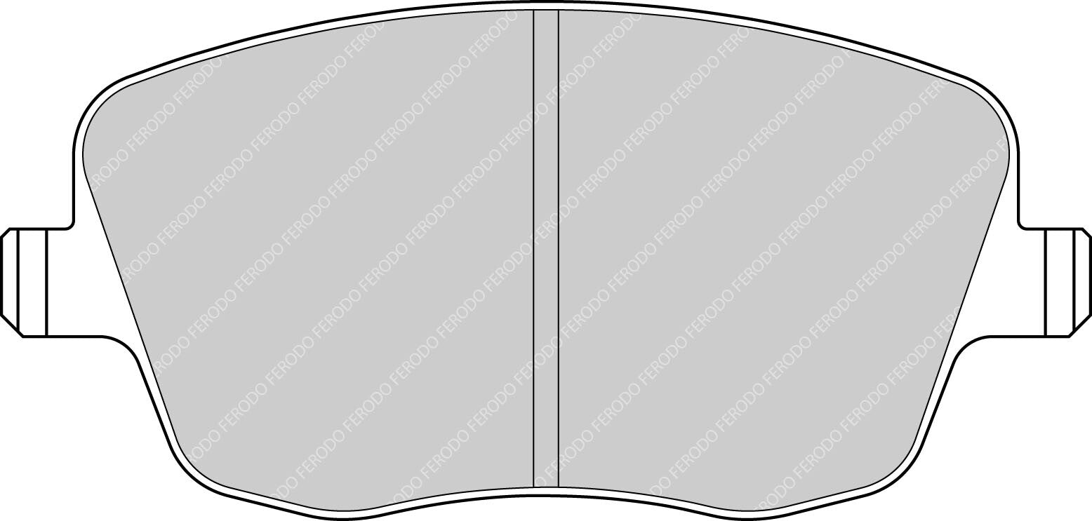 Ferodo Brake Pad Set FCP1419R DS3000