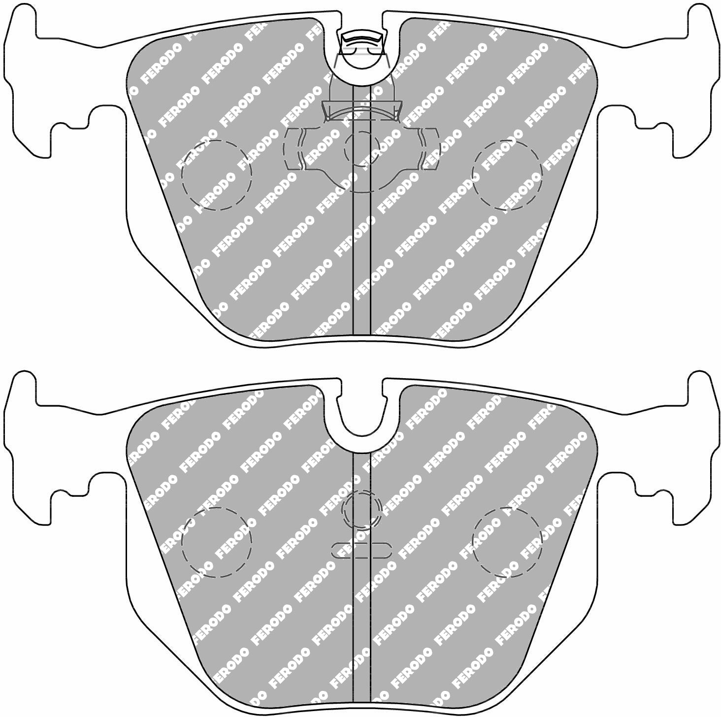 Ferodo Brake Pad Set FCP1483H DS2500