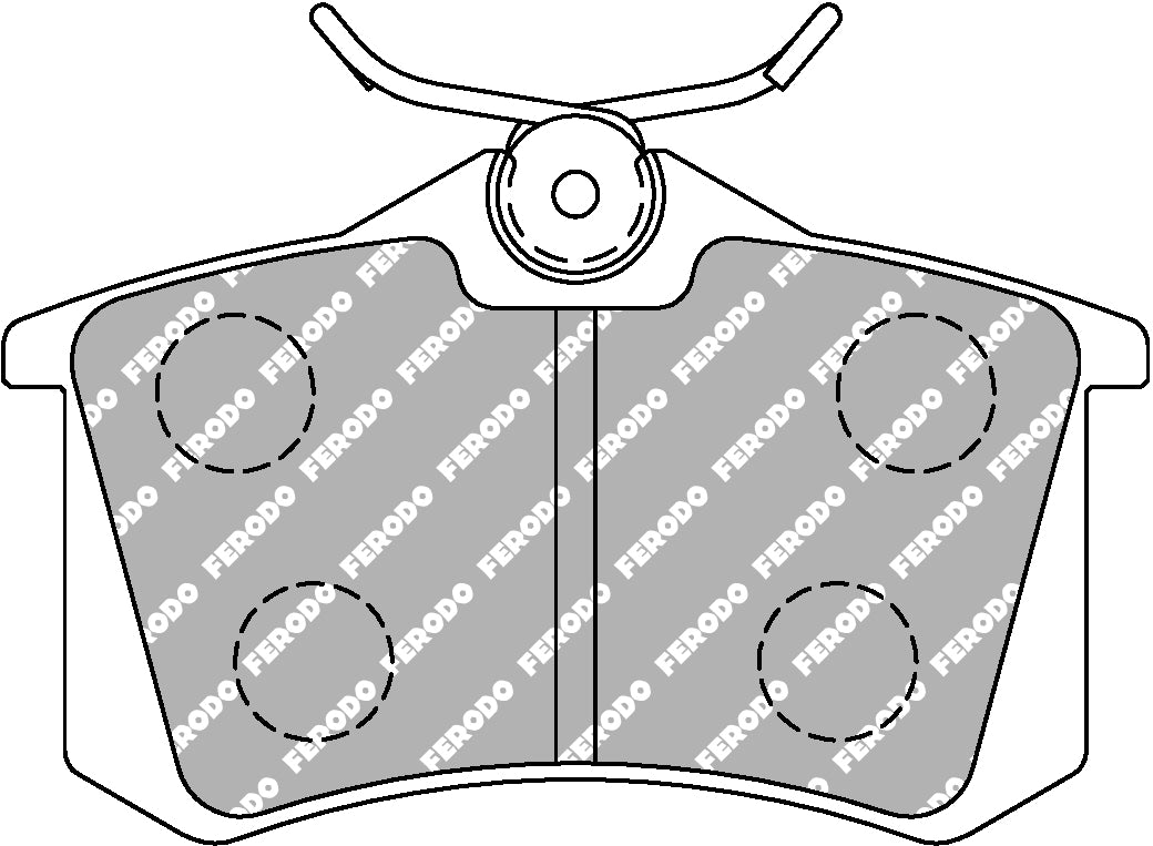 Ferodo Brake Pad Set FCP1491H DS2500