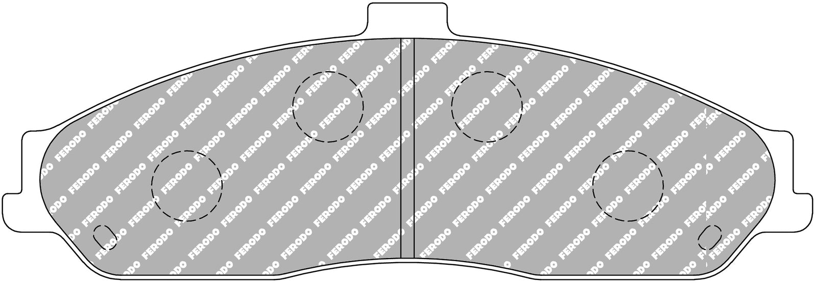 Ferodo Brake Pad Set FCP1553H DS2500