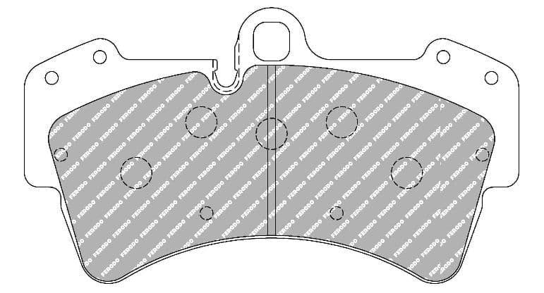 Ferodo Brake Pad Set FCP1626H DS2500