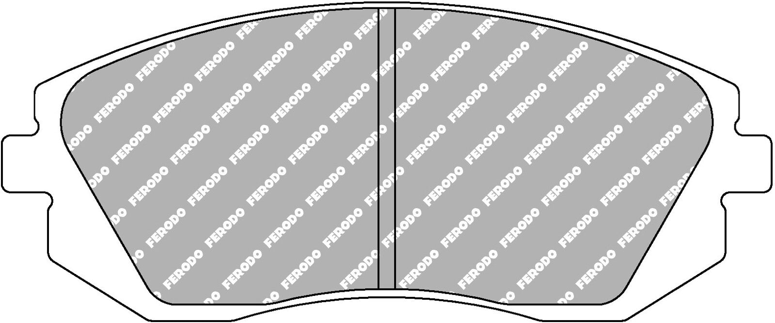 Ferodo Brake Pad Set FCP1639Z DSUNO