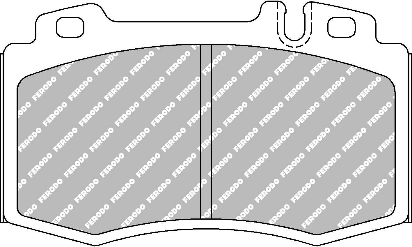 Ferodo Brake Pad Set FCP1661H DS2500