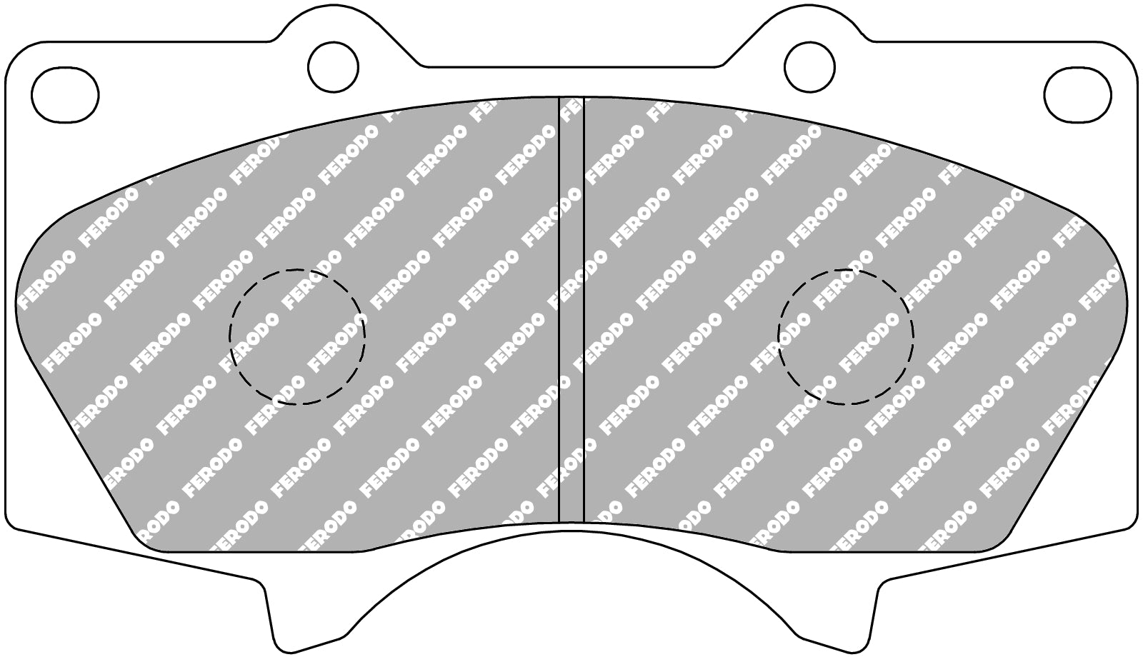 Ferodo Brake Pad Set FCP1698H DS2500