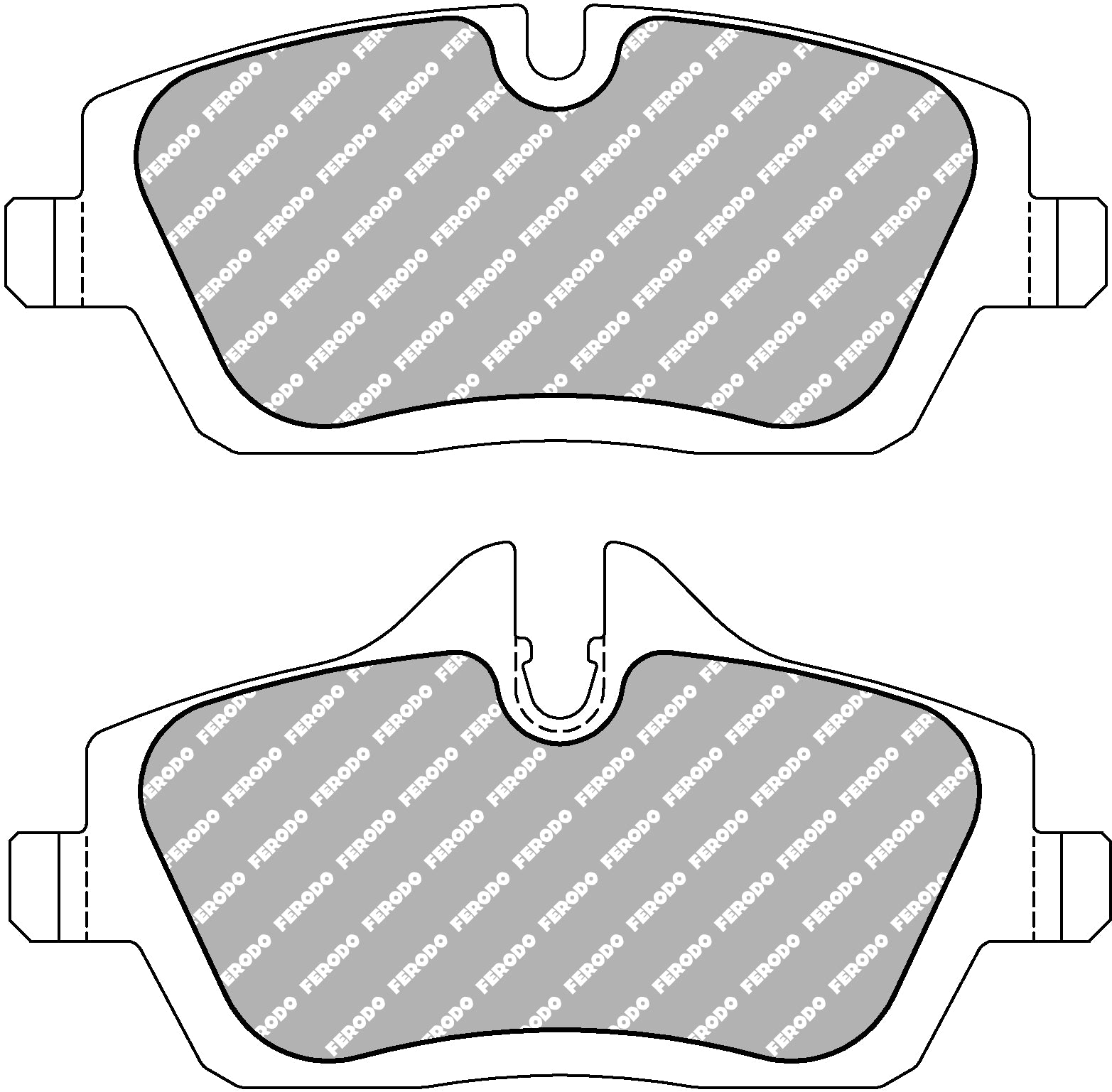 Ferodo Brake Pad Set FCP1747H DS2500
