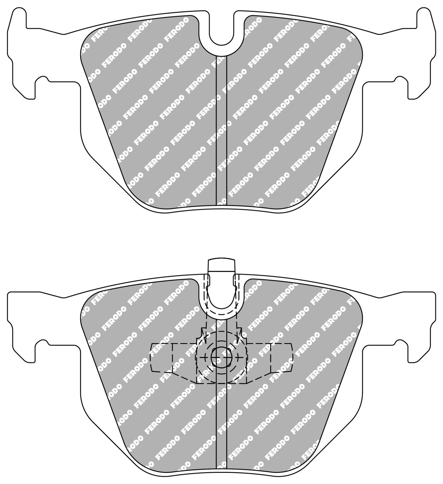 Ferodo Brake Pad Set FCP1808H DS2500