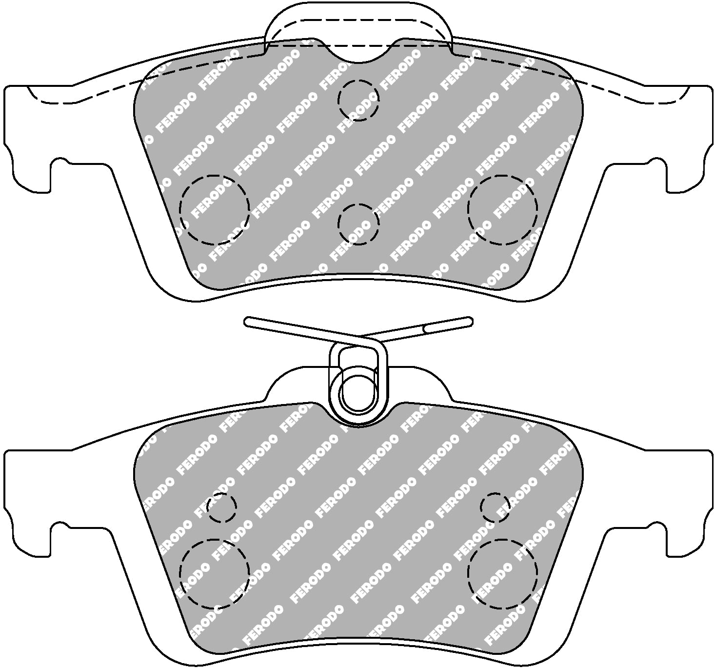 Ferodo Brake Pad Set FCP1931H DS2500