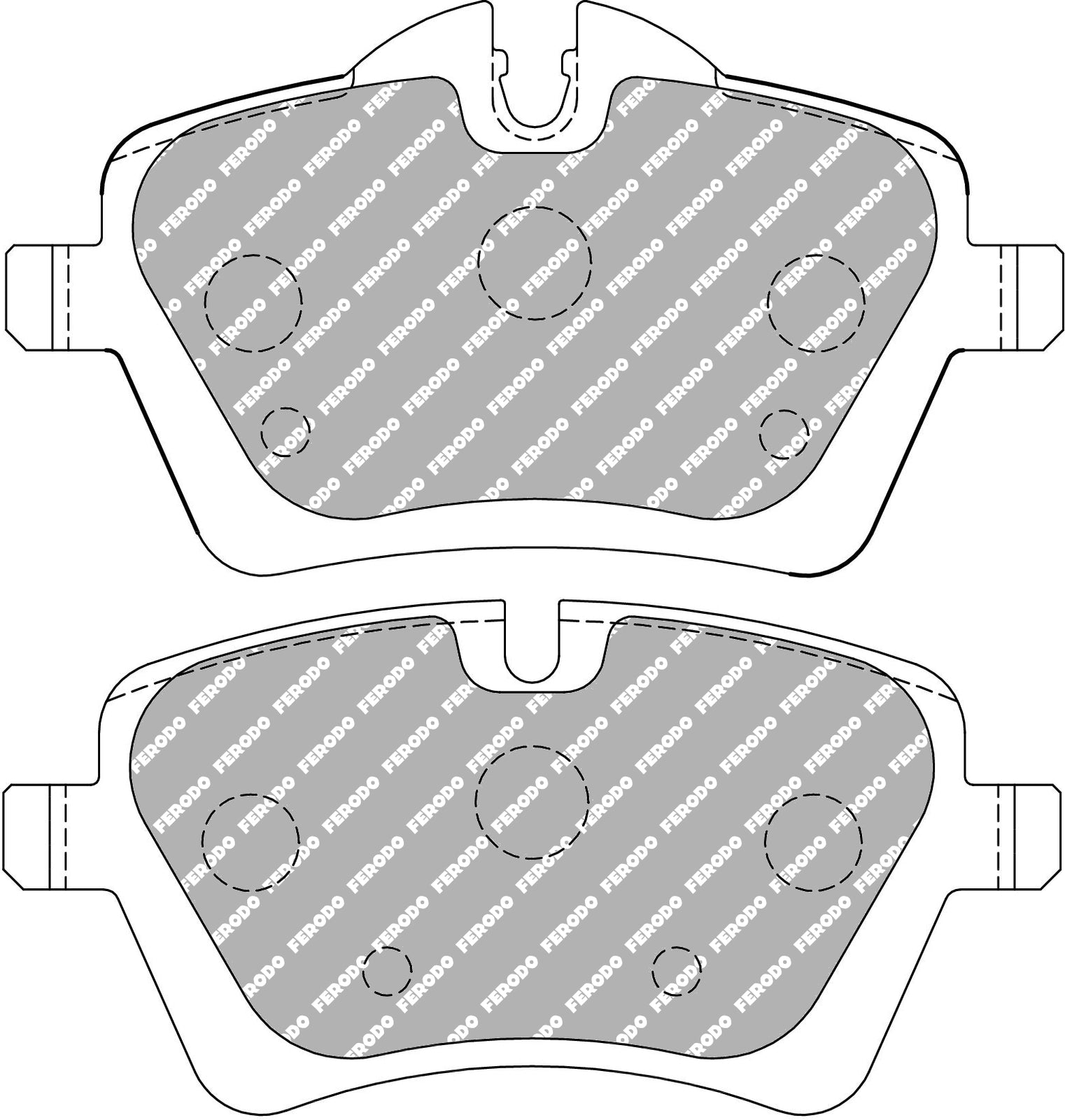 Ferodo Brake Pad Set FCP4080H DS2500
