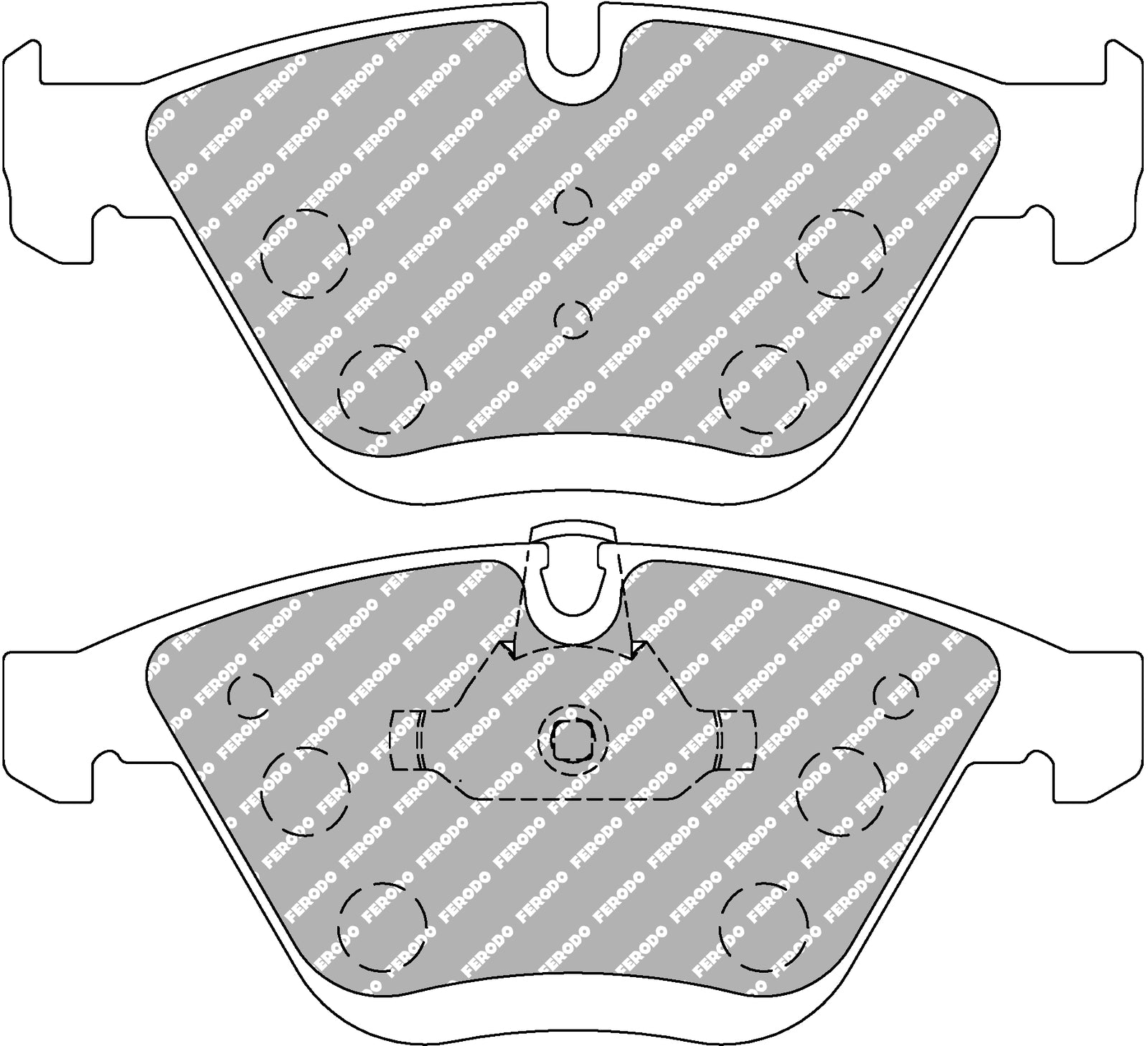 Ferodo Brake Pad Set FCP4191H DS2500
