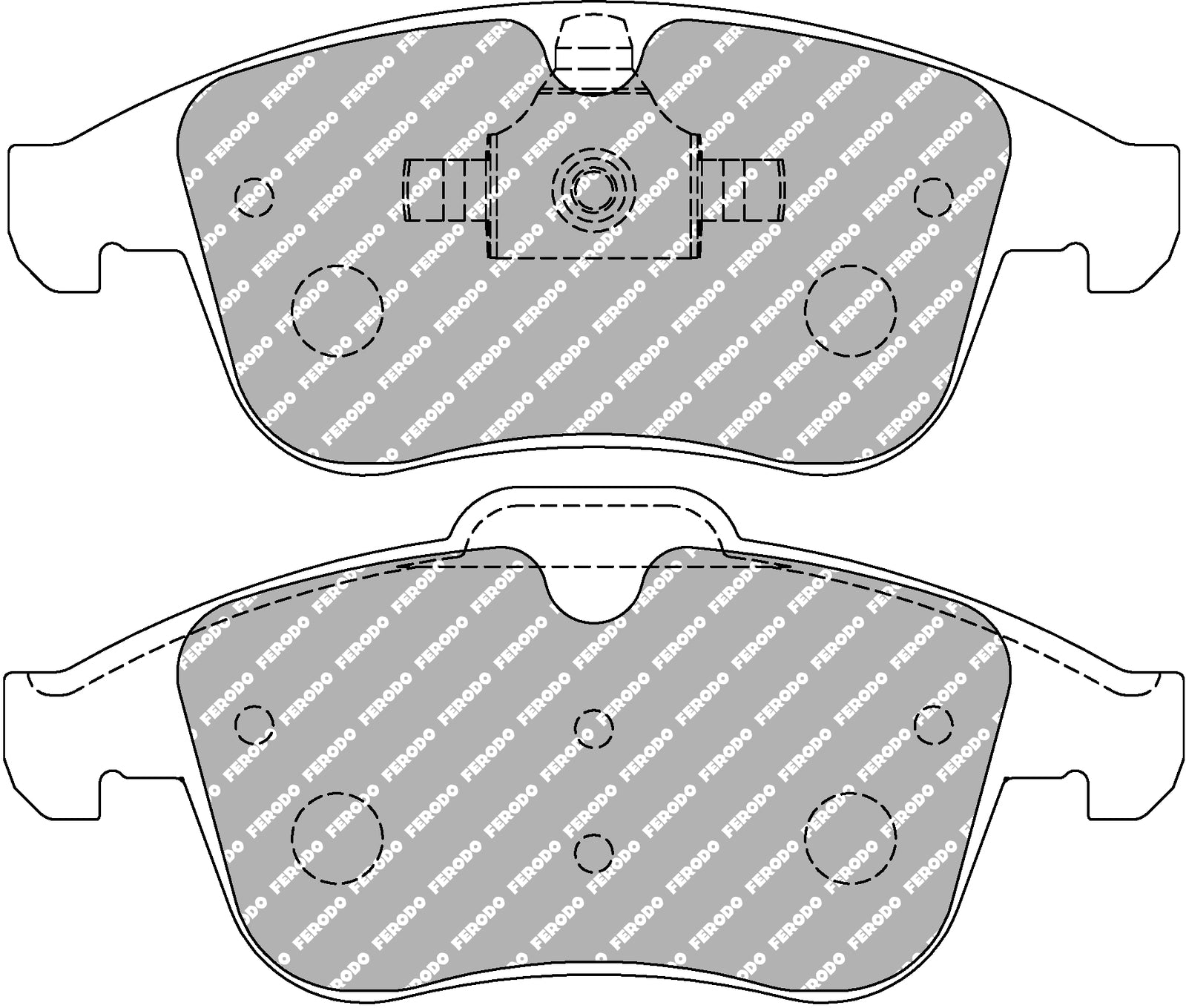 Ferodo Brake Pad Set FCP4249H DS2500