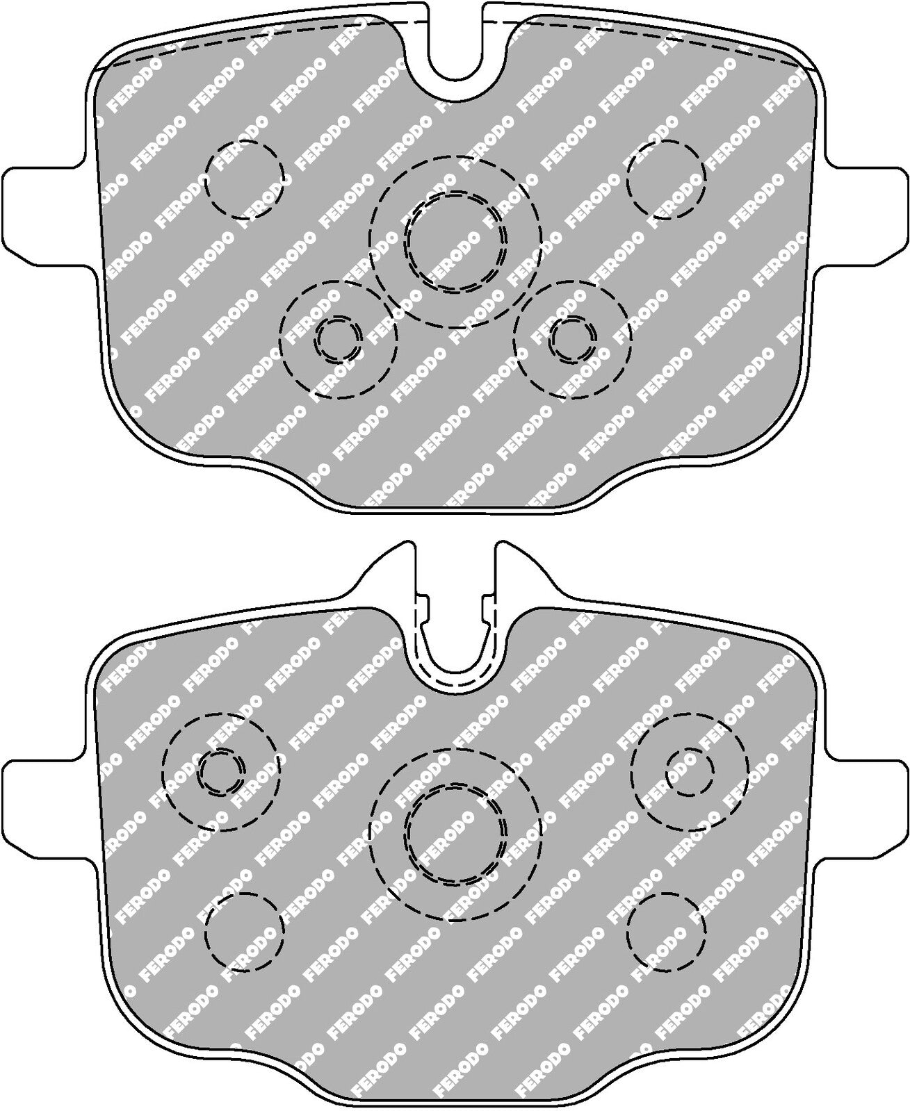 Ferodo Brake Pad Set FCP4381H DS2500