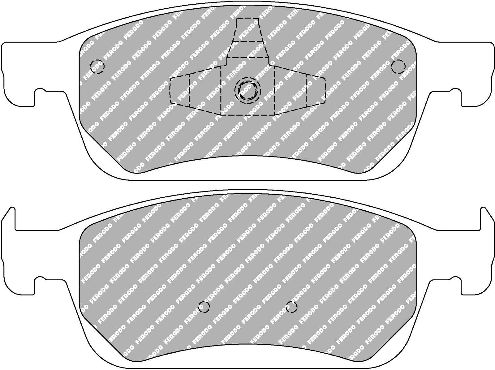 Ferodo Brake Pad Set FCP4416H DS2500