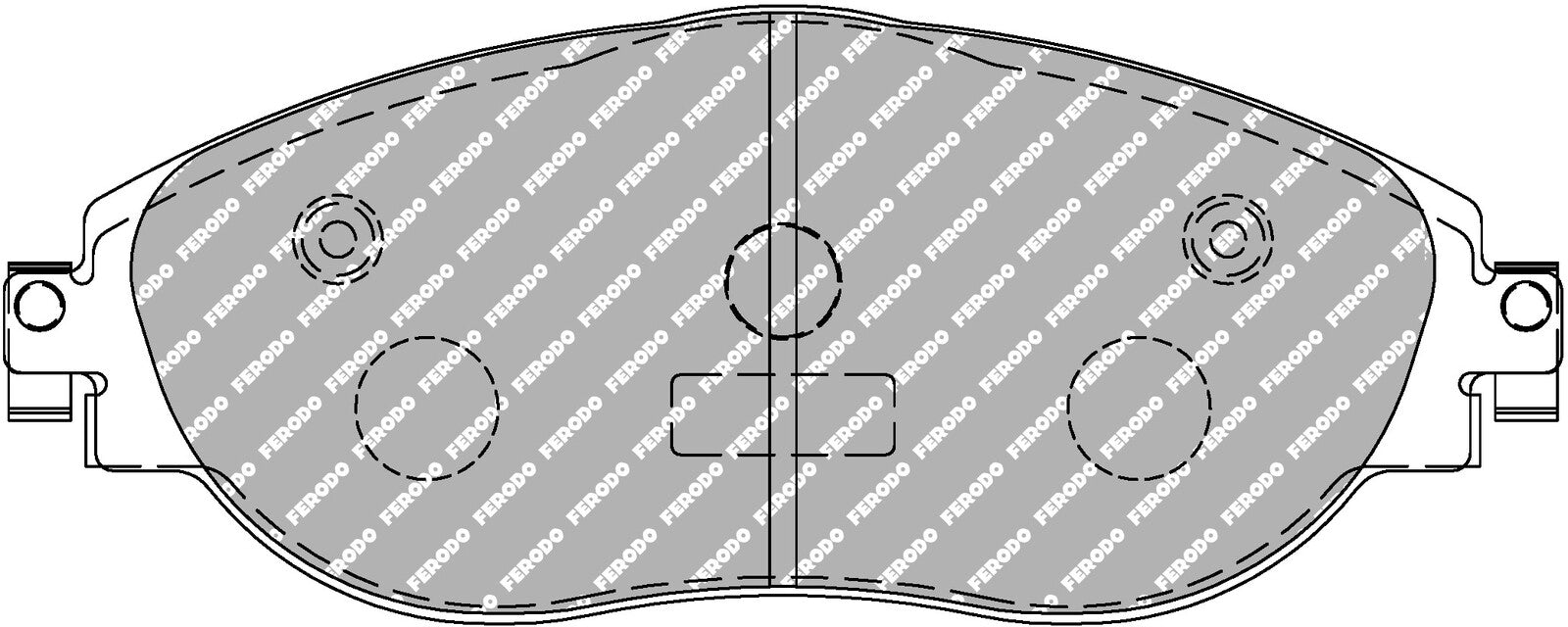 Ferodo Brake Pad Set FCP4425H DS2500