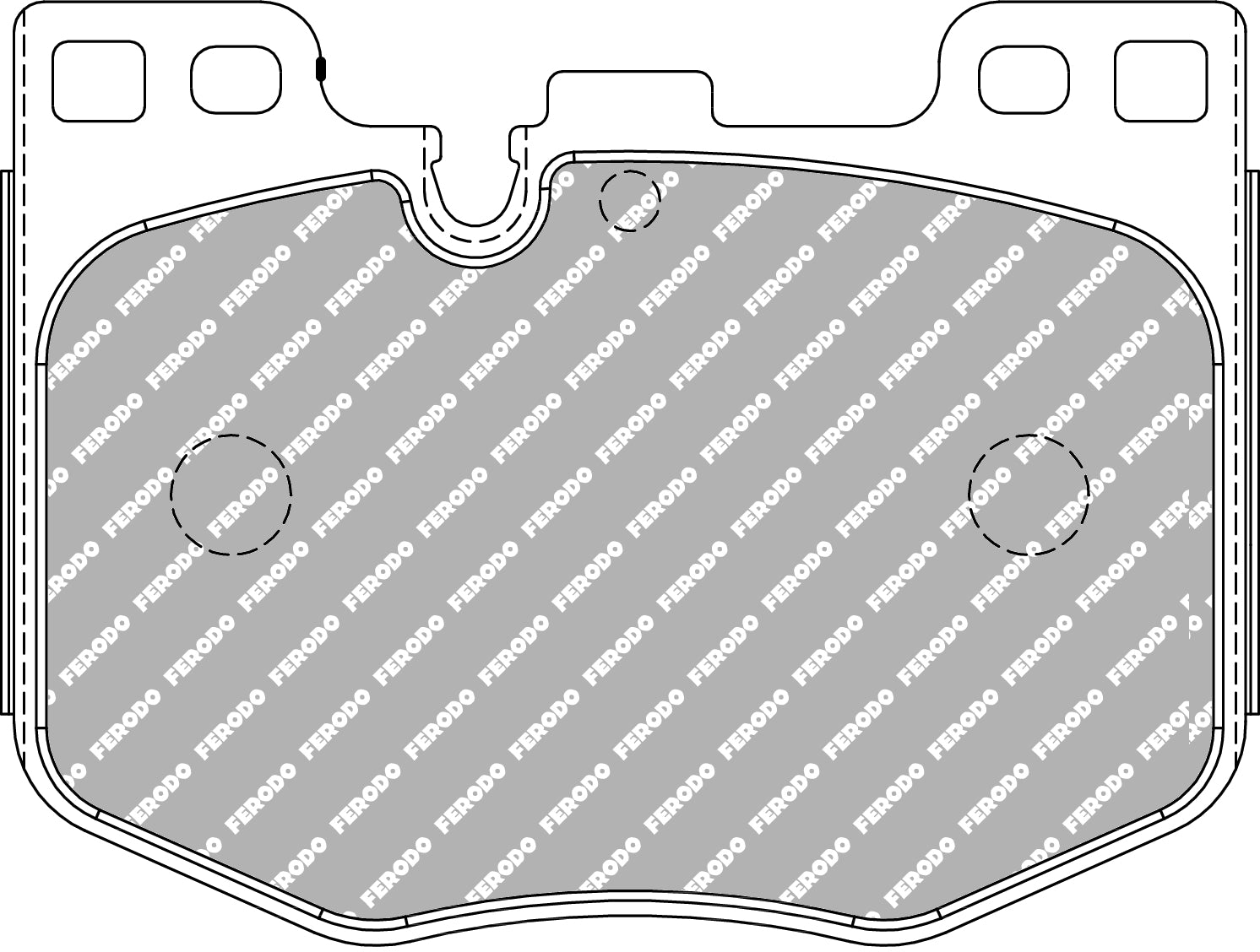 Ferodo Brake Pad Set FCP5055H DS2500