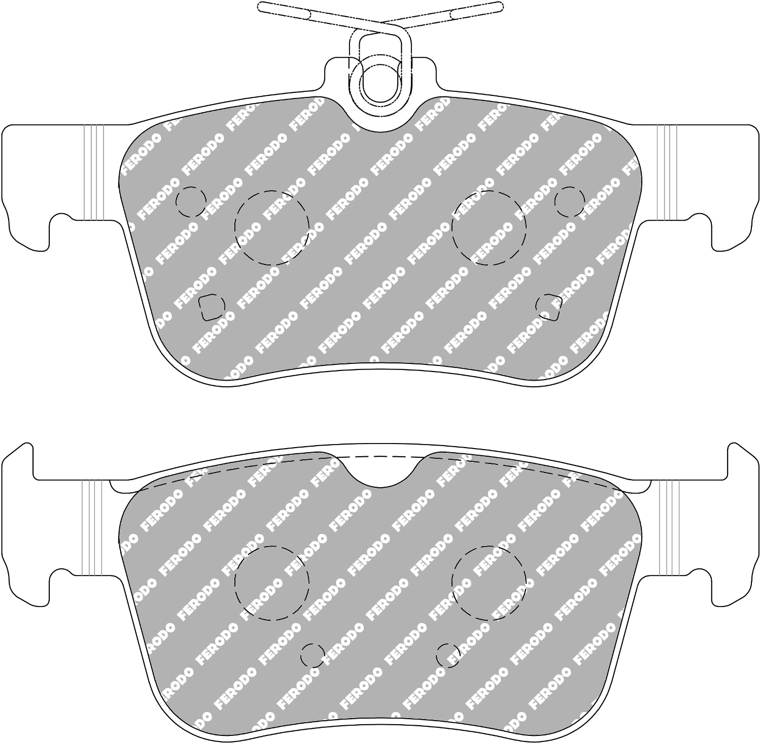 Ferodo Brake Pad Set FCP5086H DS2500