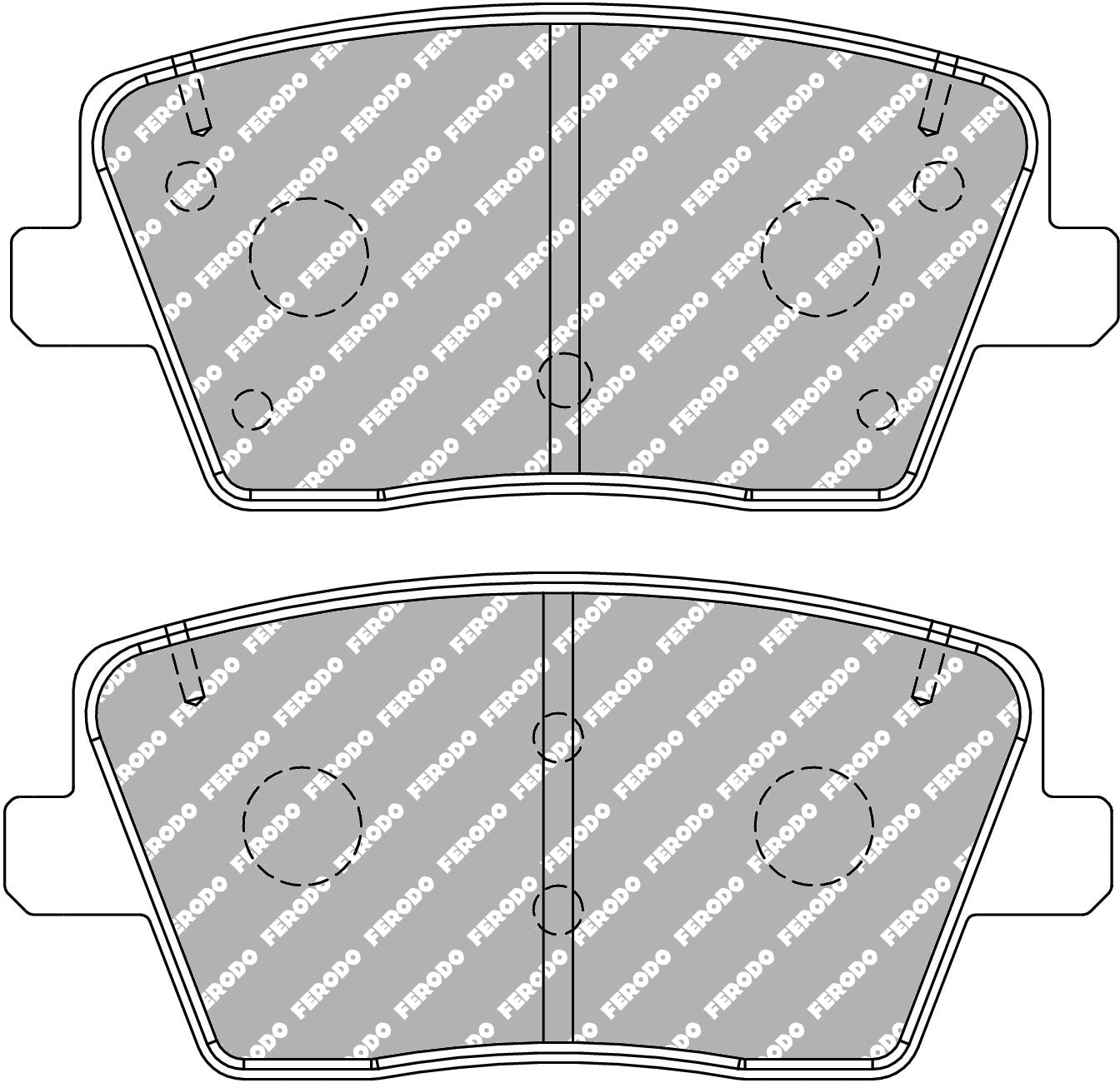 Hyundai i30 N REAR Ferodo Brake Pad Set FCP5100H DS2500