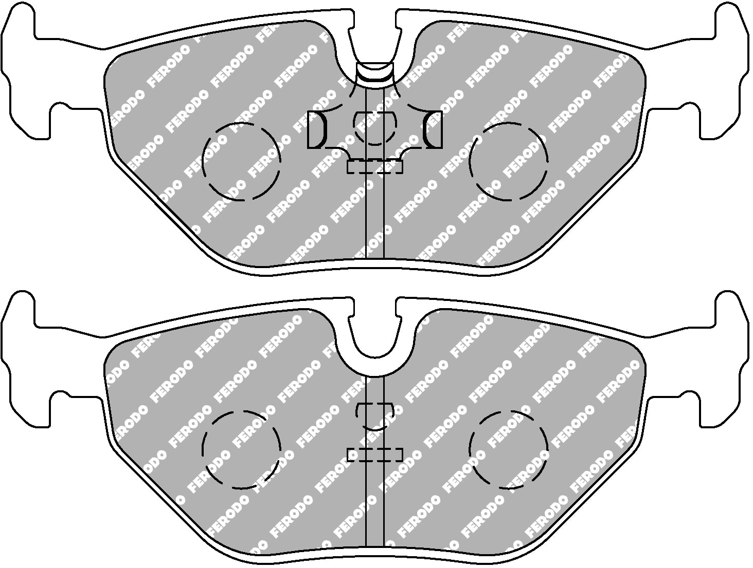 Ferodo Brake Pad Set FCP578H DS2500