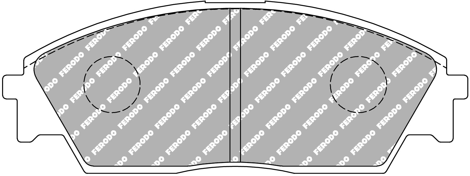 Ferodo Brake Pad Set FCP598H DS2500