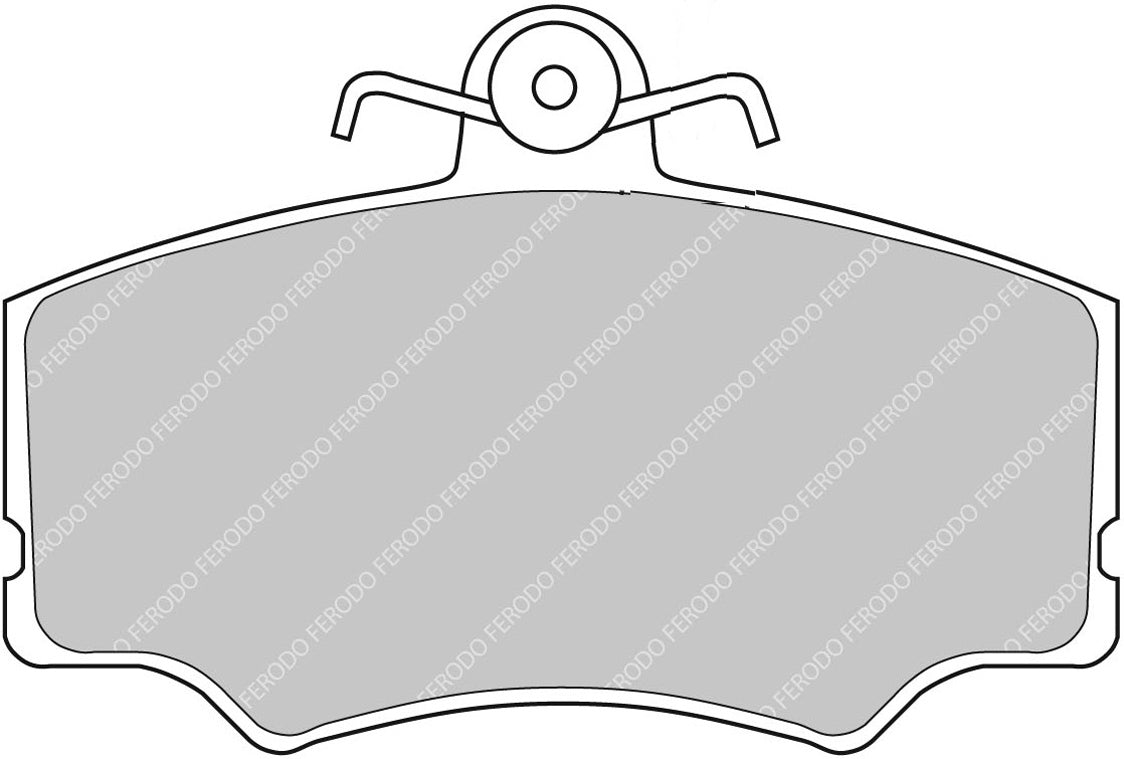 Ferodo Brake Pad Set FCP647H DS2500