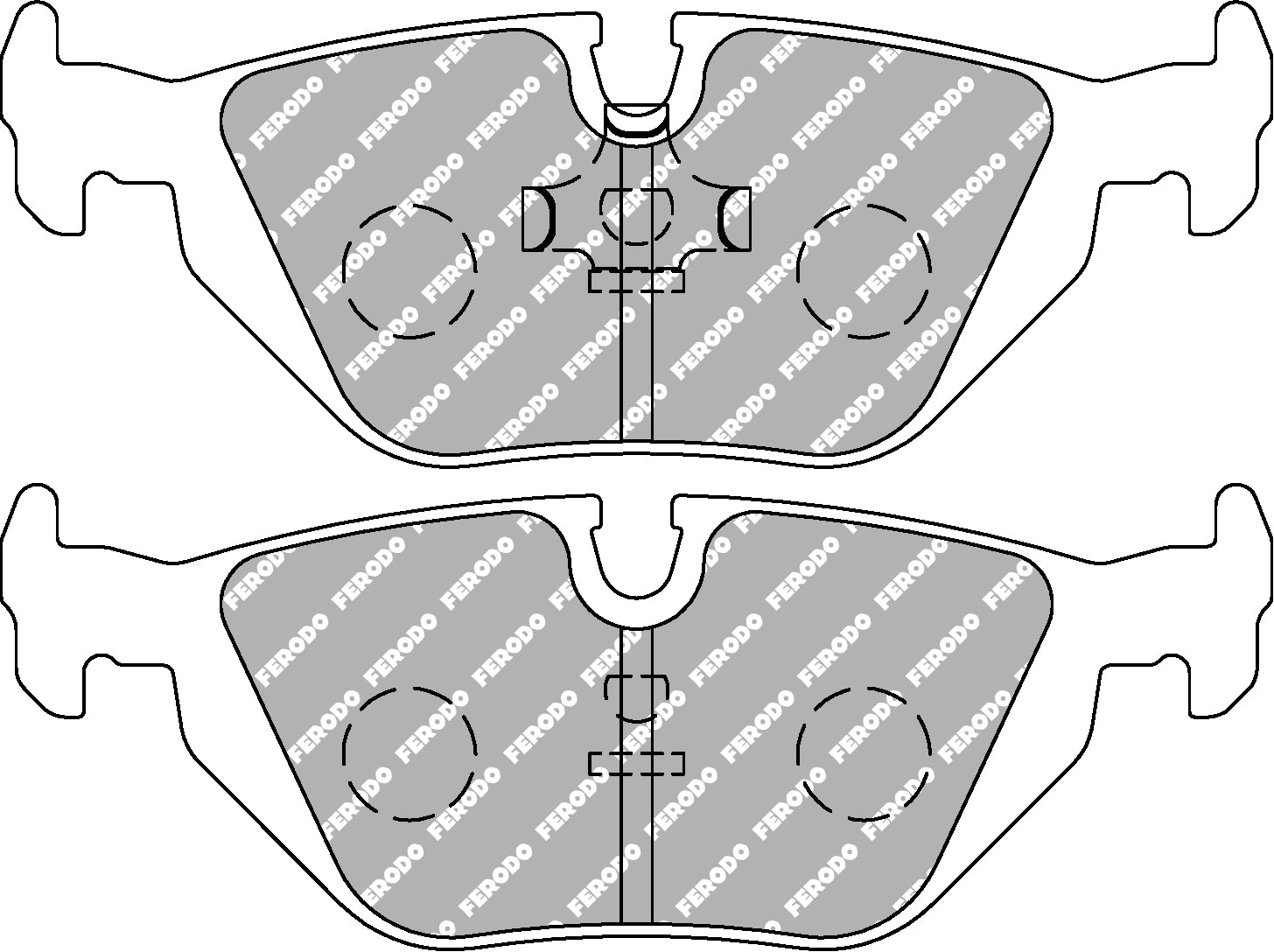 Ferodo Brake Pad Set FCP850W DS1.11