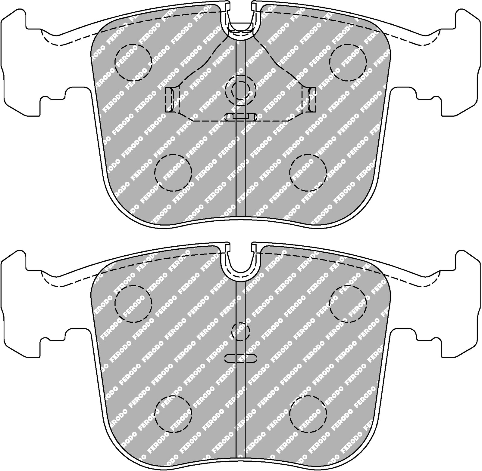 Ferodo Brake Pad Set FCP856R DS3000