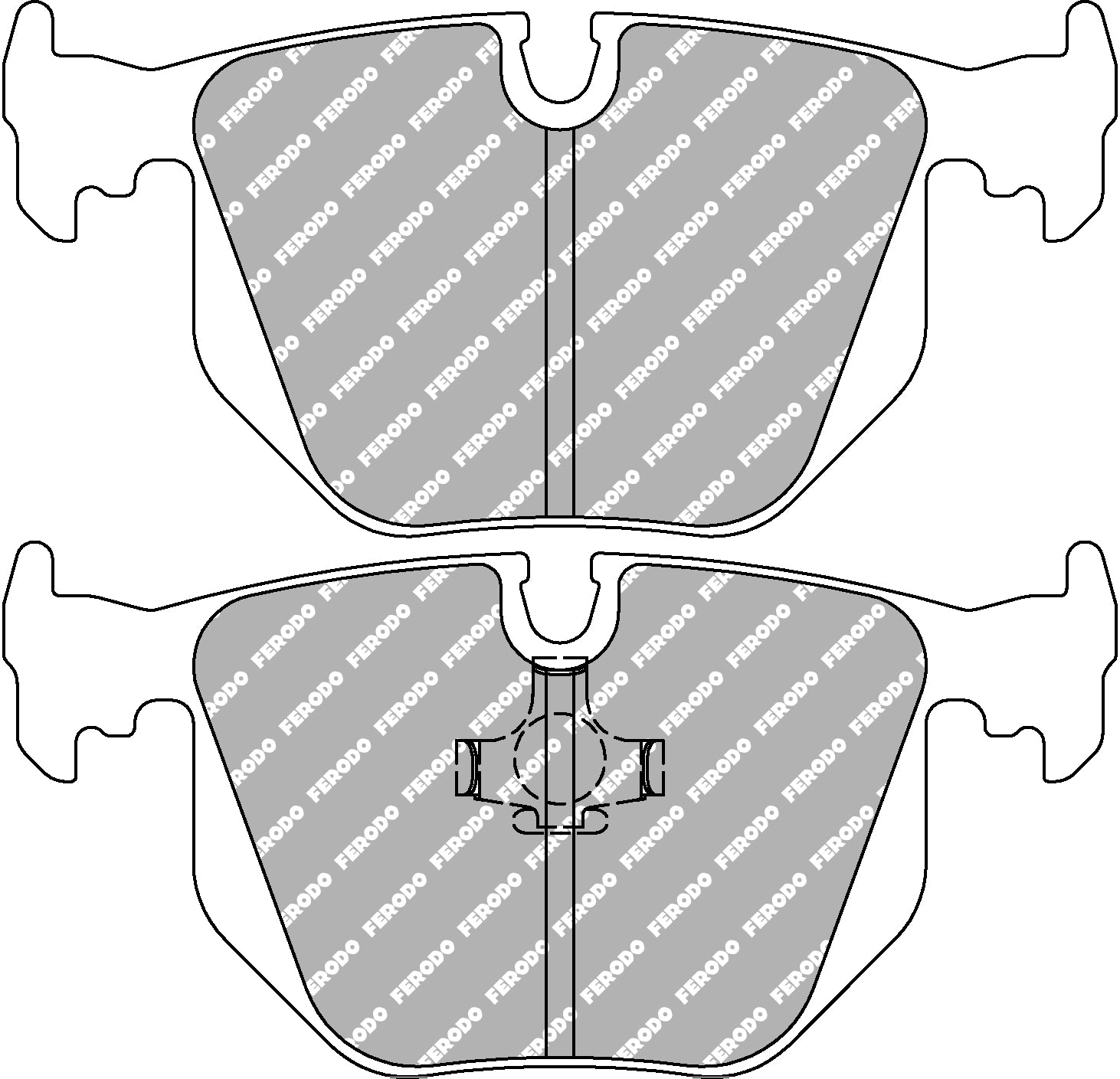 Ferodo Brake Pad Set FCP857H DS2500